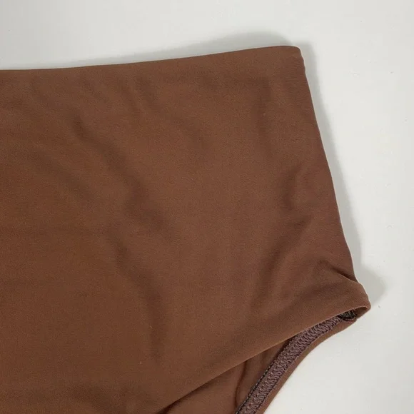 MATTEAU Brown High Waist Bikini Triangle Top. Size 2/3 4/6. - Picture 5 of 15